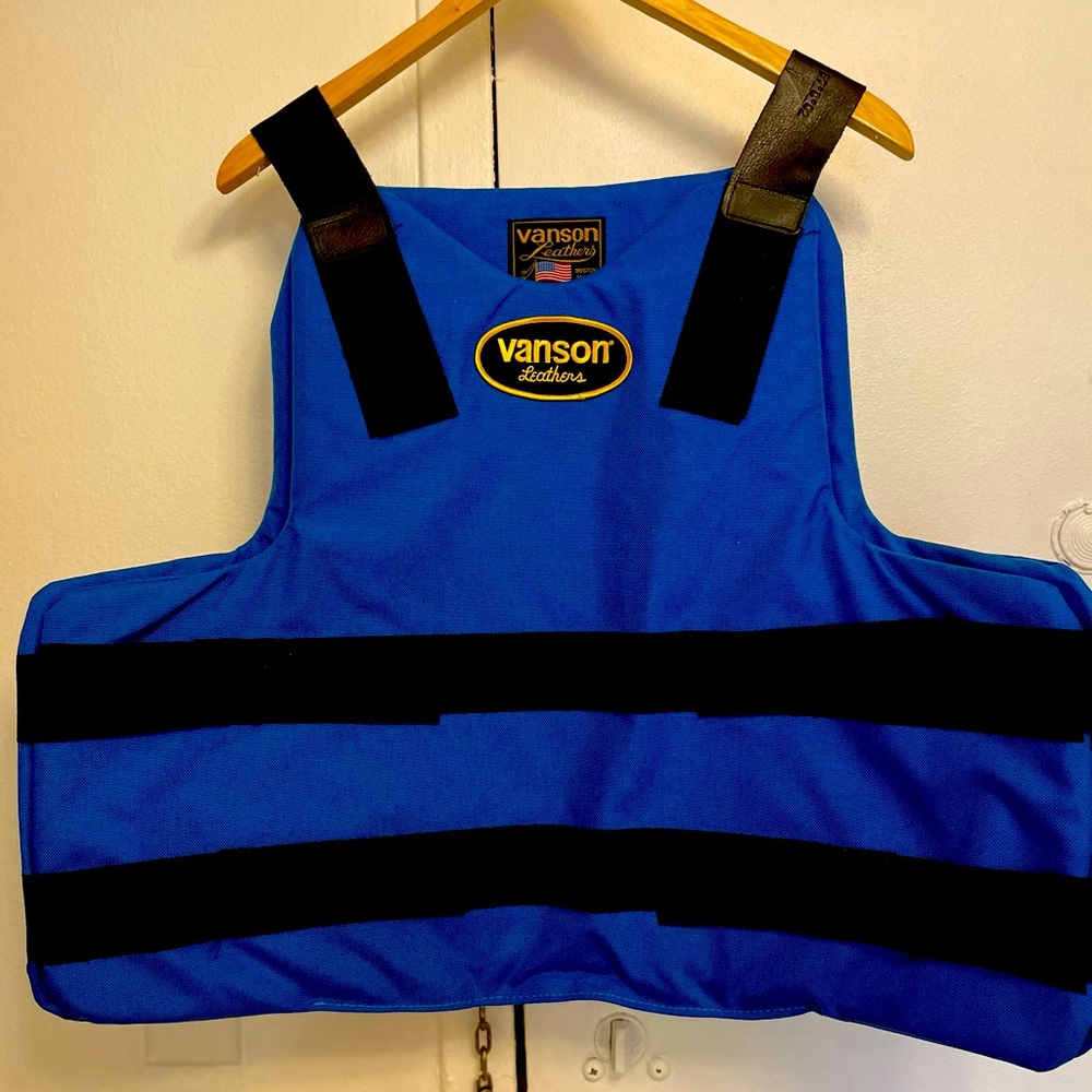 Vanson drag  race motorcycle protective vest